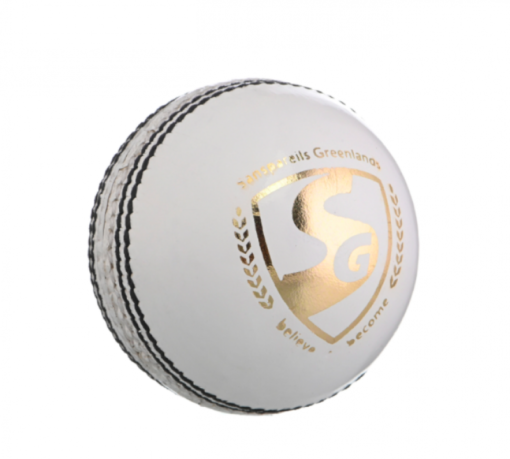 SG SHIELD 20 WHT LEATHER BALL