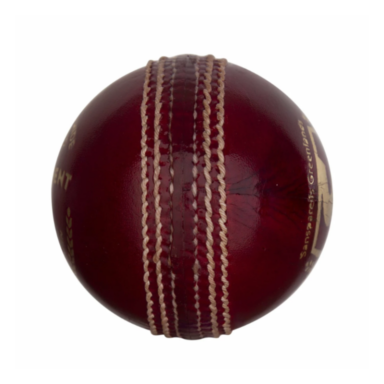 Cricket World Yellow Leather Practice Ball - Hand-Stitched, Indoor Grade A