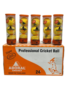 Adoral Shine Cricket Ball (Pack of 3)/BOX.