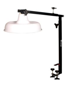 CARROM LAMP SHADE WITH STAND