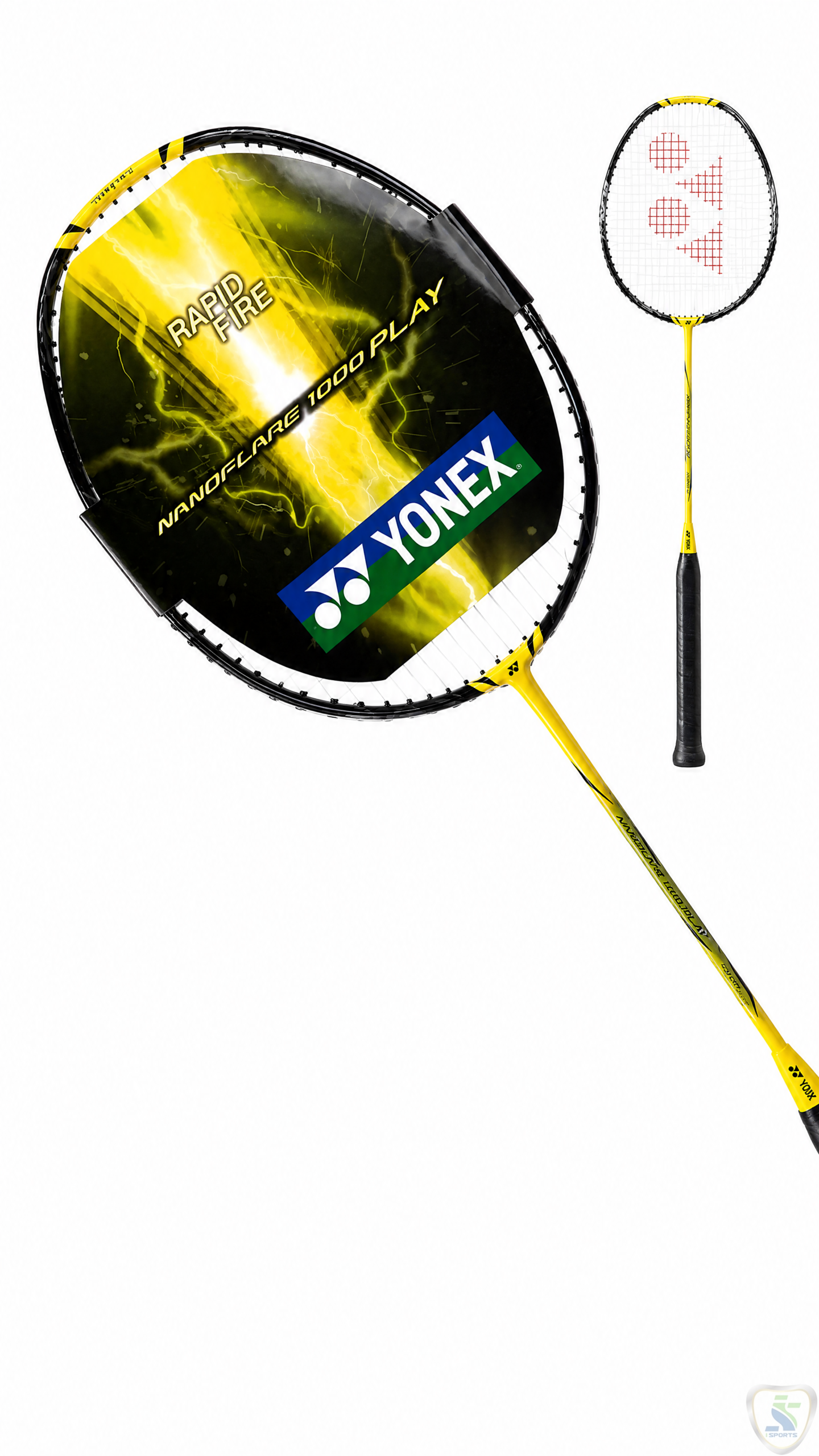 YONEX NANOFLARE 1000 PLAY RACQUET (LIGHTNING YELLOW)