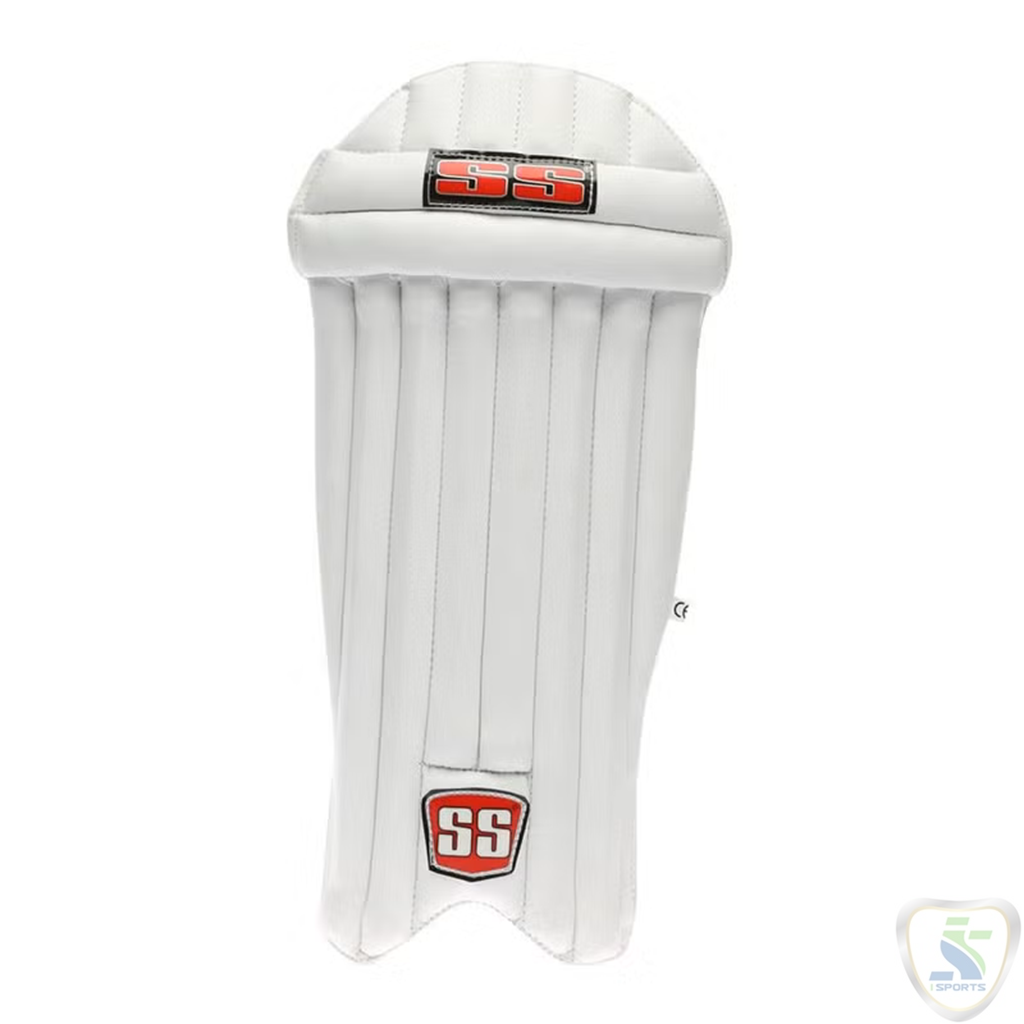 SS STUMPER WICKET KEEPING LEG GUARD WHITE. - Image 3
