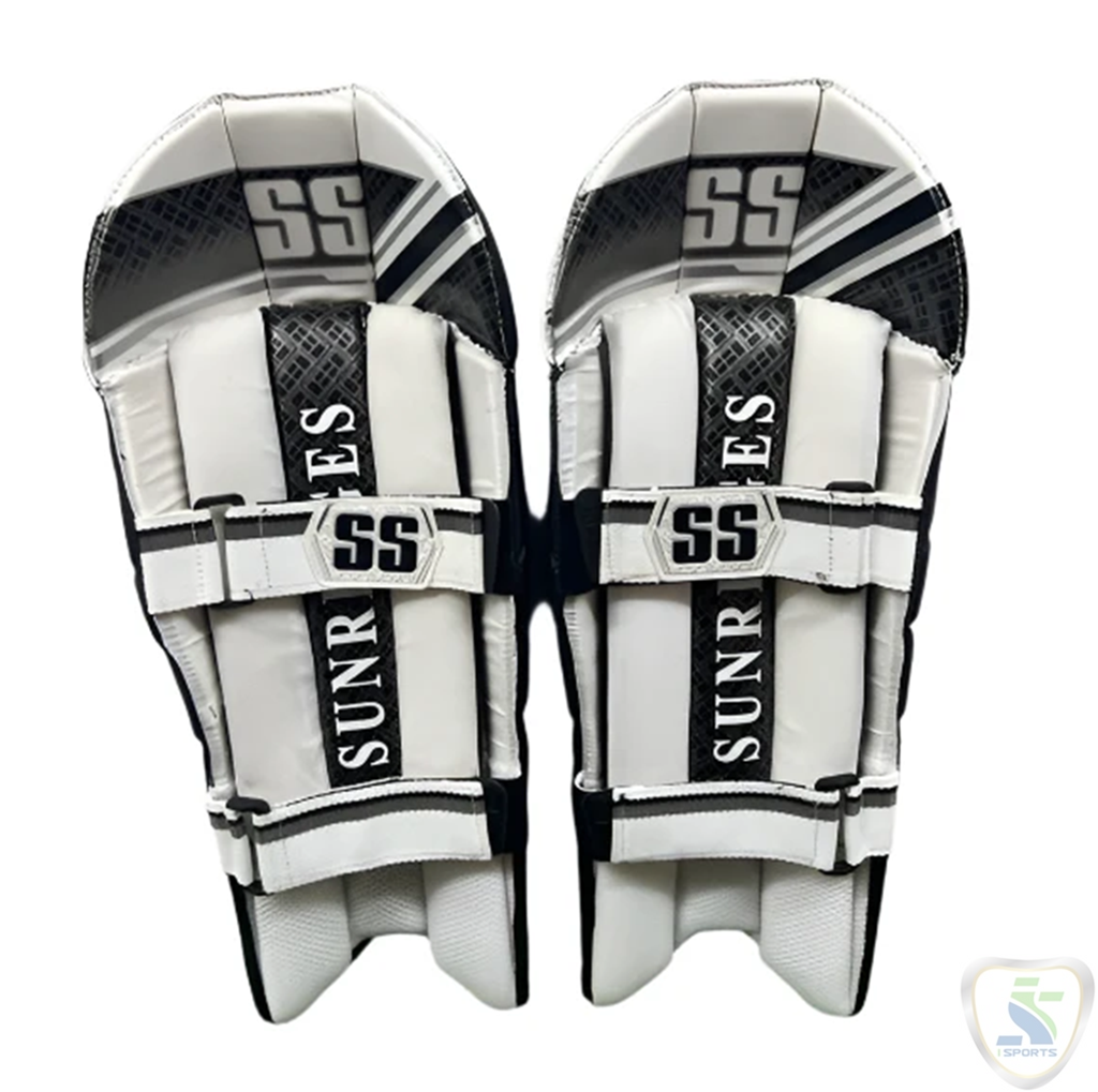 SS PROF WICKET KEEPING LEG GUARD D/GRN. - Image 3