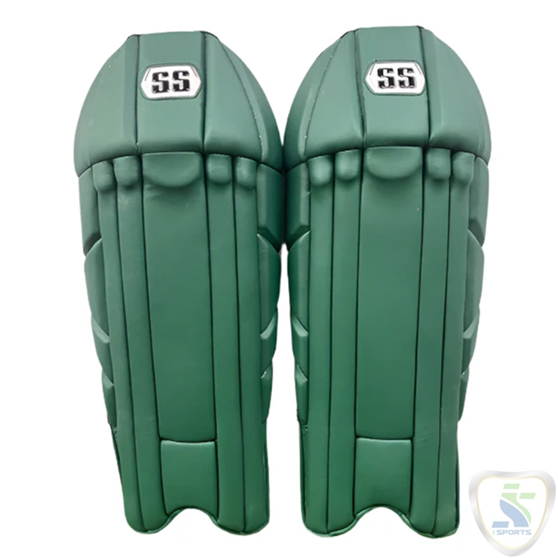 SS PROF WICKET KEEPING LEG GUARD D/GRN.