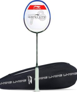 Li-Ning Wind Lite 800 Carbon Fibre Strung Badminton Racket with Full Racket Cover