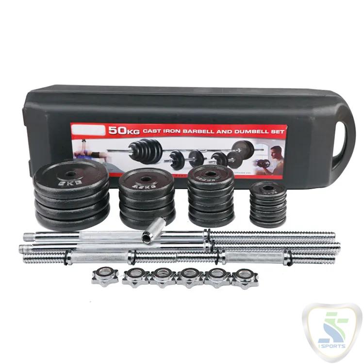 Marshal YORK 50 Kg Dumbbell and Barbell Set - Image 7