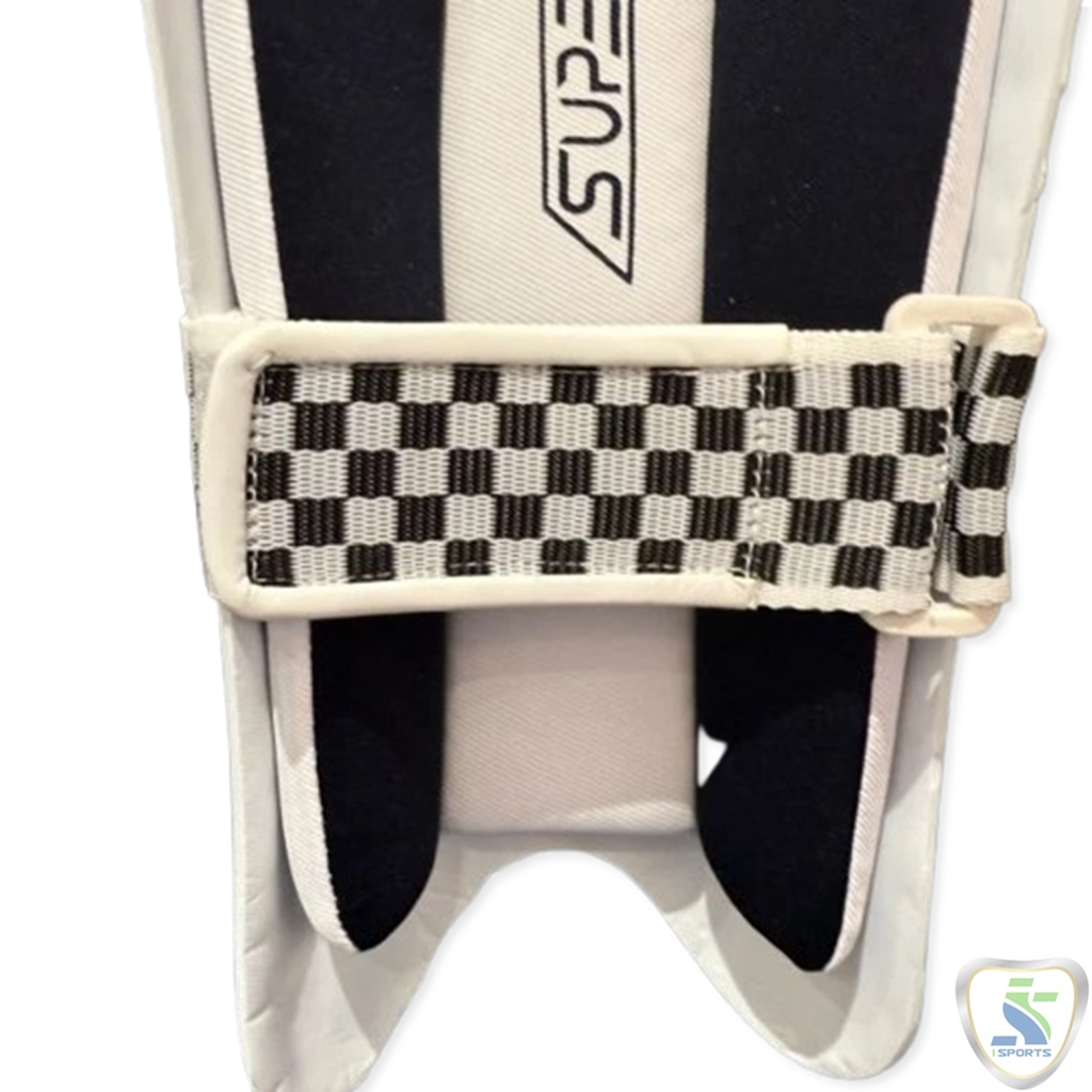 GRAY NICOLLS BATTING LEG GUARD SUPERLIGHT WHITE. - Image 4