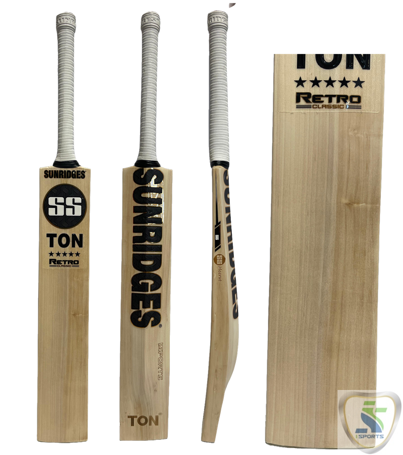 SS Ton Retro 5 Star English Willow Cricket Bat.