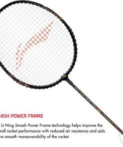Alternative view of LINING Mega Power 5 Badminton Racket with Full Racket Cover.