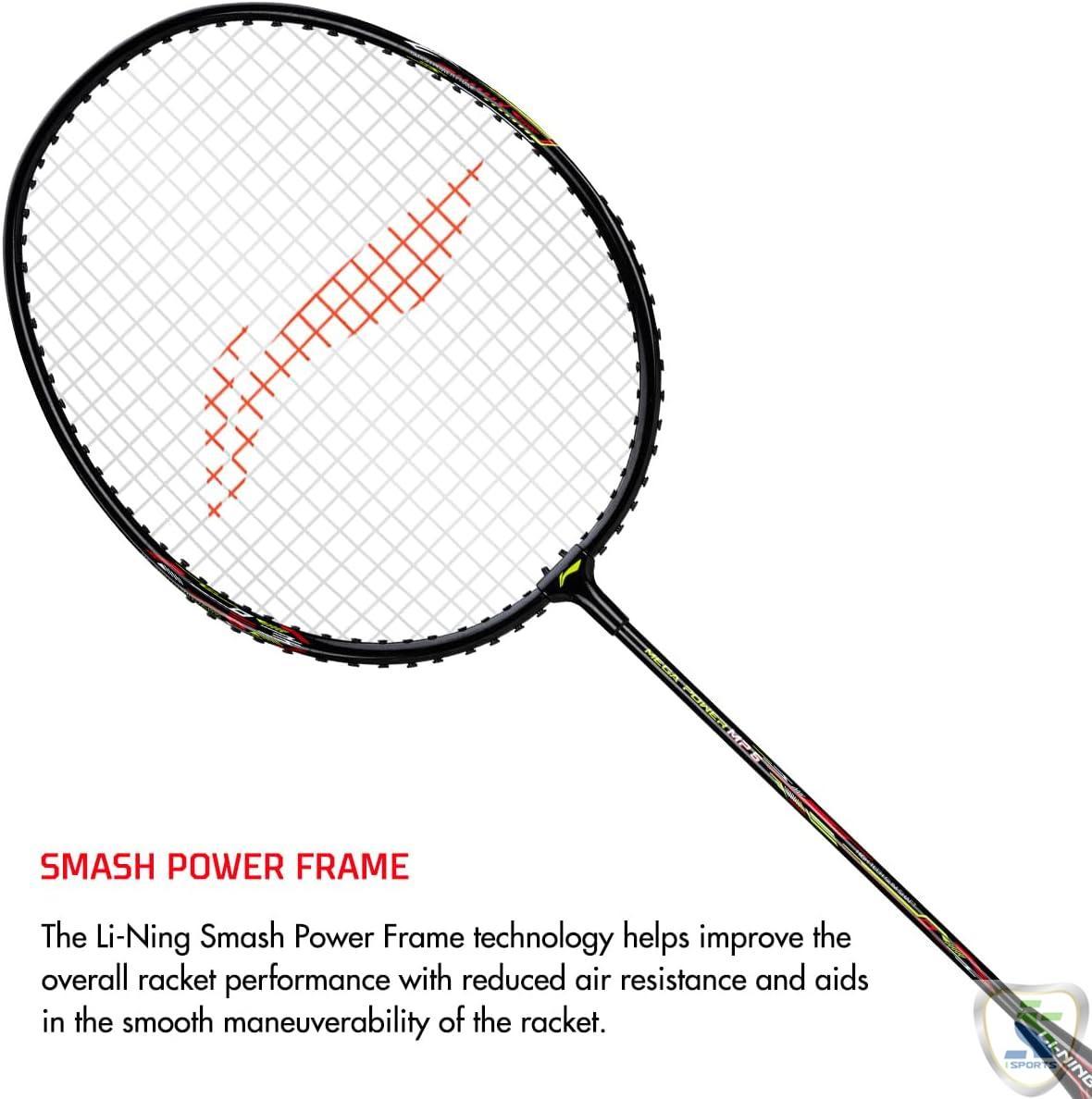 LINING Mega Power 5 Badminton Racket with Full Racket Cover. - Image 2