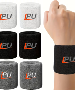 IPU Sports Wrist Sweatbands for Athletic Men and Women.