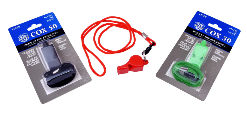 Cox 50 Sports and Training Pea-Less Whistles. - Image 5