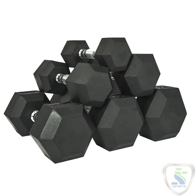 LIFE TOP Rubber Hex Dumbbells. - Image 9