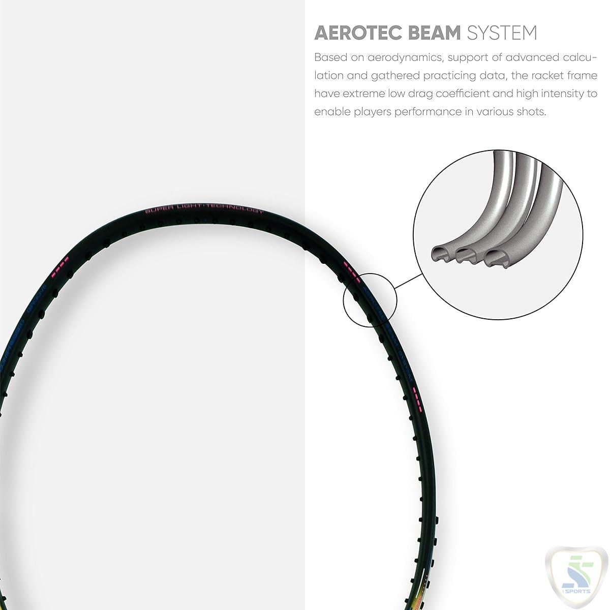 Li-Ning Wind Lite 900 Carbon Fibre Strung Badminton Racket with Free Full Cover - Image 4