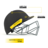 MASURI C-LINE PLUS STEEL CRICKET HELMET.