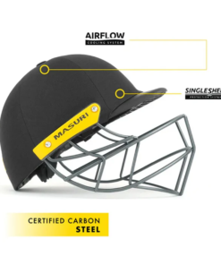 MASURI C-LINE PLUS STEEL CRICKET HELMET.