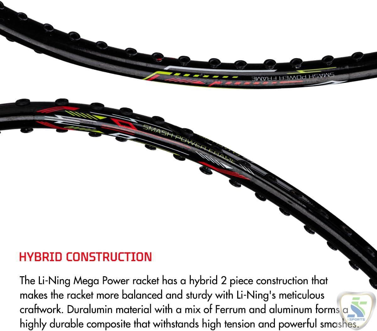 LINING Mega Power 5 Badminton Racket with Full Racket Cover. - Image 5