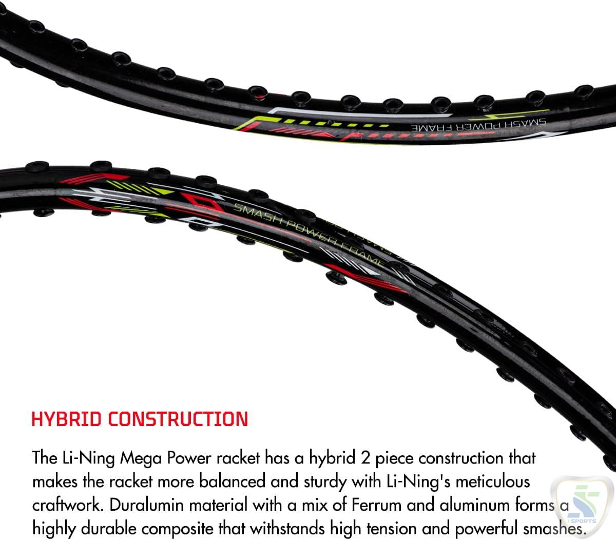 LINING Mega Power 5 Badminton Racket with Full Racket Cover. - Image 5