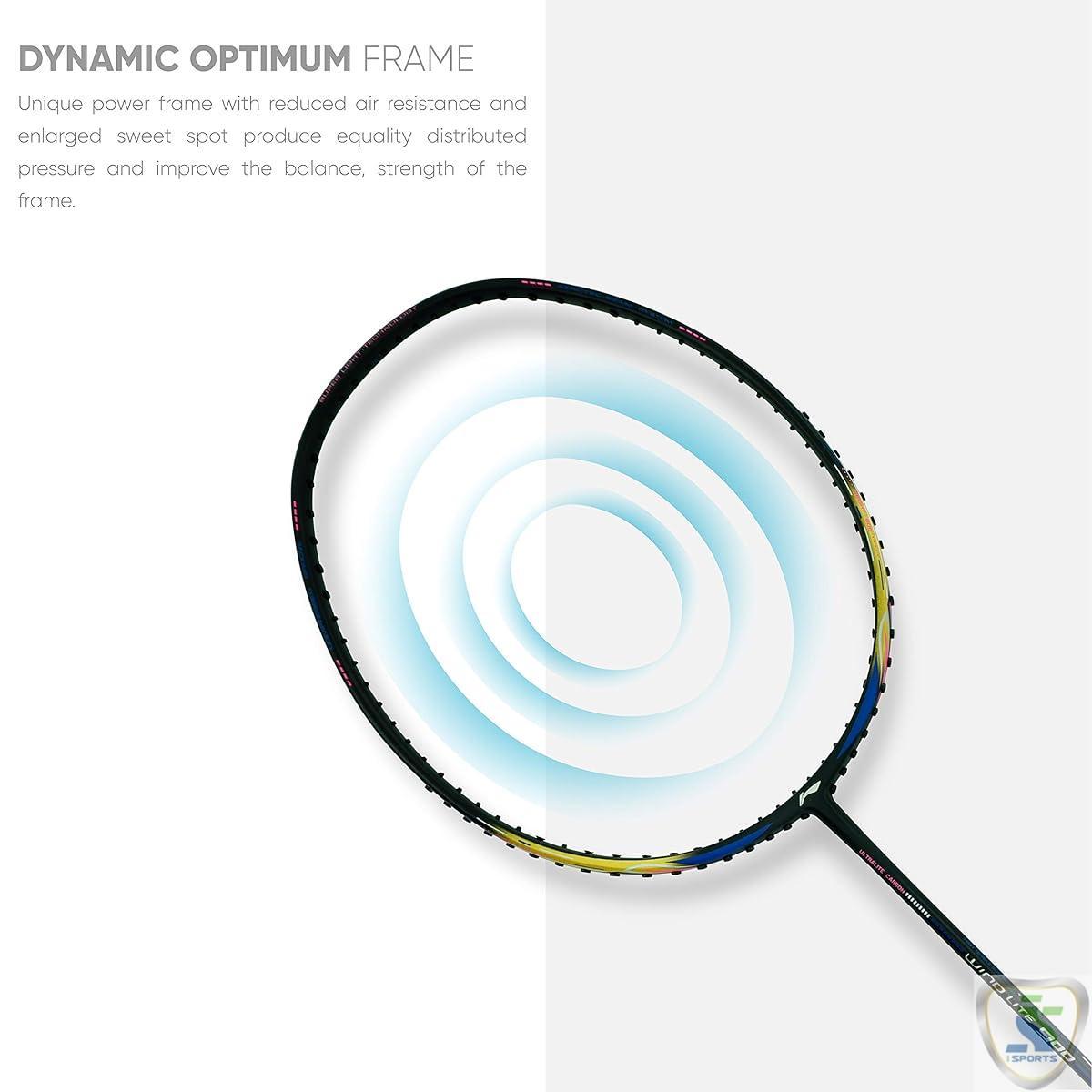 Li-Ning Wind Lite 900 Carbon Fibre Strung Badminton Racket with Free Full Cover - Image 5