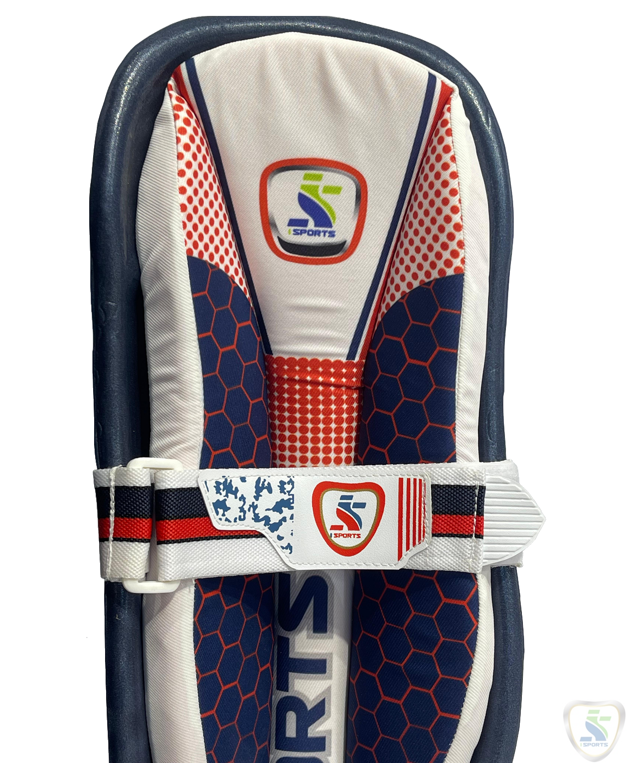 ISPORTS BATTING LEG GUARD PROLITE NAVY. - Image 3