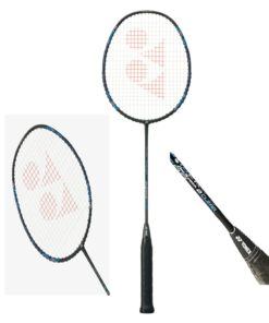 Alternative view of YONEX ARCSABER 2 CLEAR BLACK/BLUE BADMINTION.