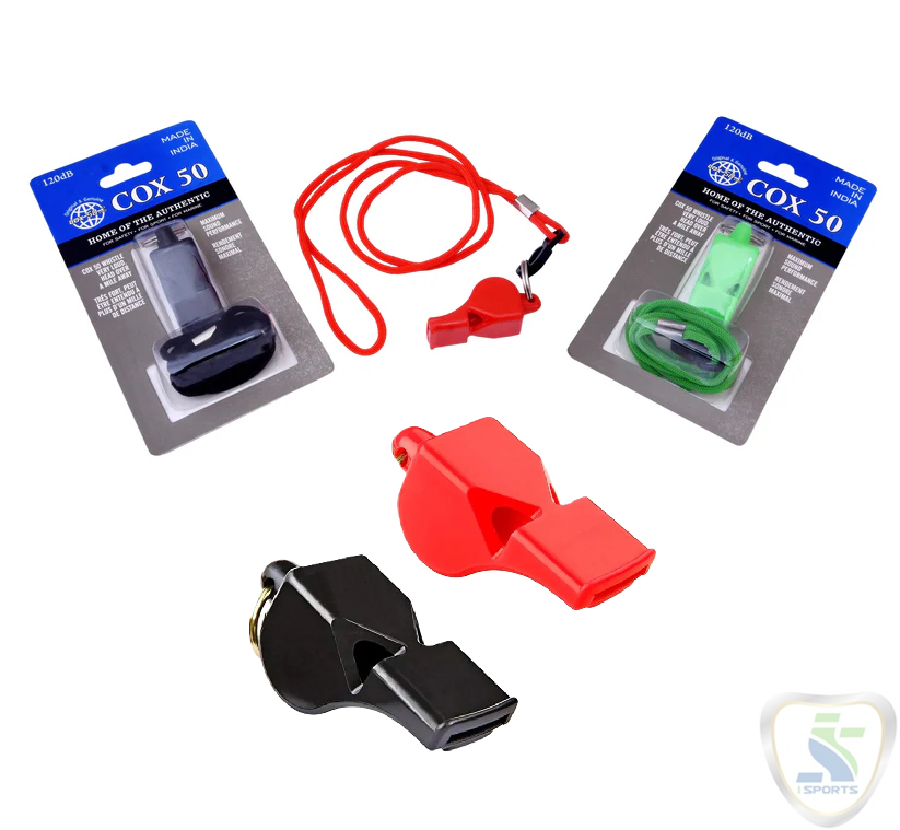 Cox 50 Sports and Training Pea-Less Whistles.