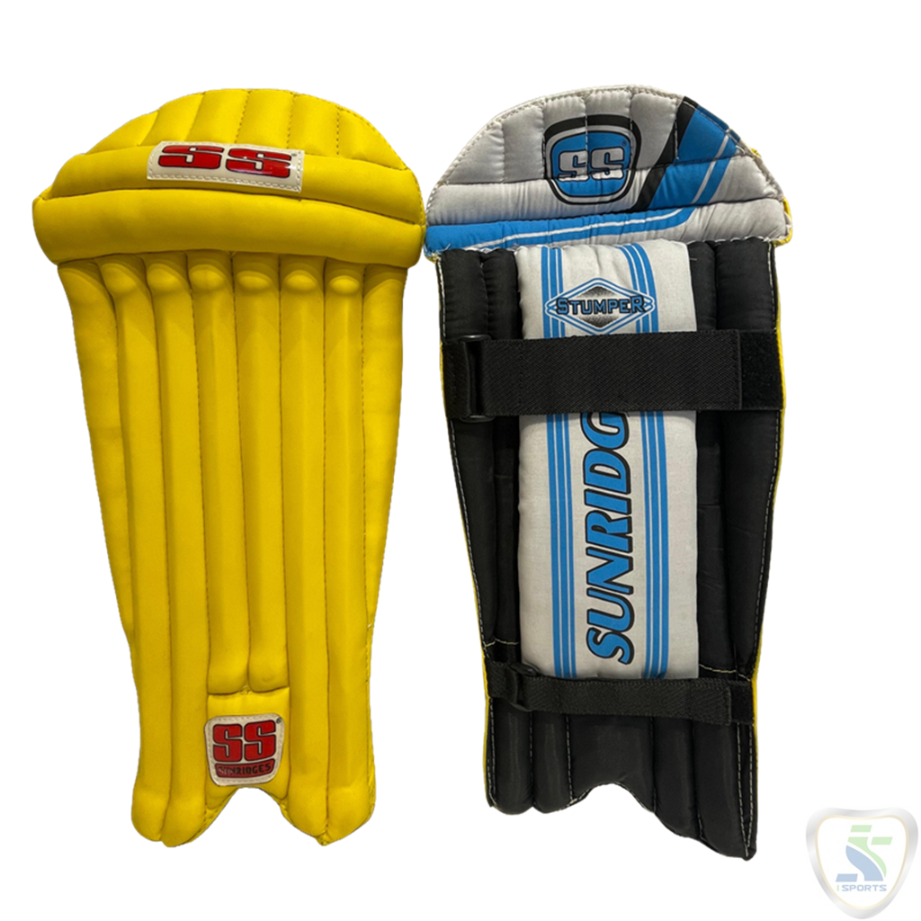 SS WICKET KEEPING LEG GUARD STUMPER YELLOW. - Image 5