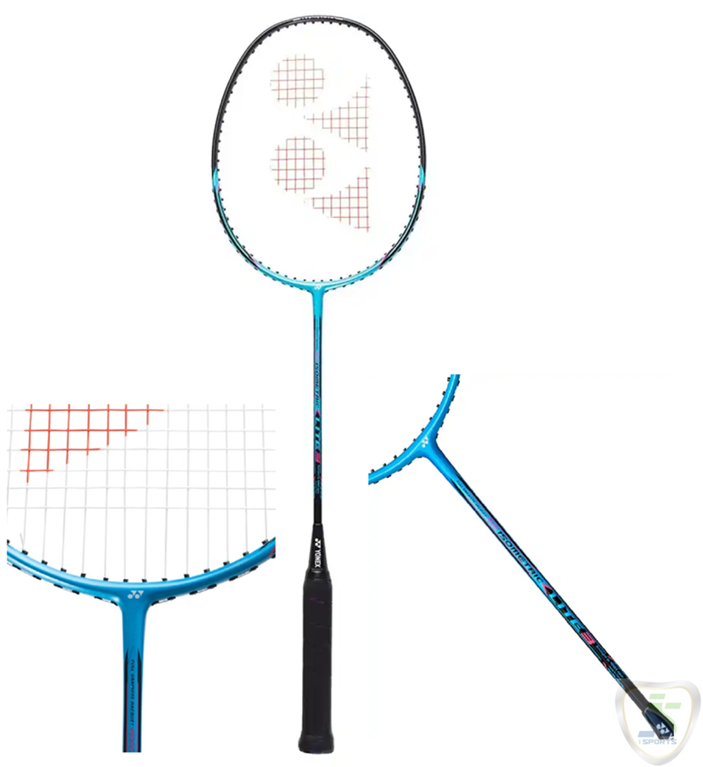 Yonex Isometric Lite 3 Badminton Racket, Cyan. - Image 2