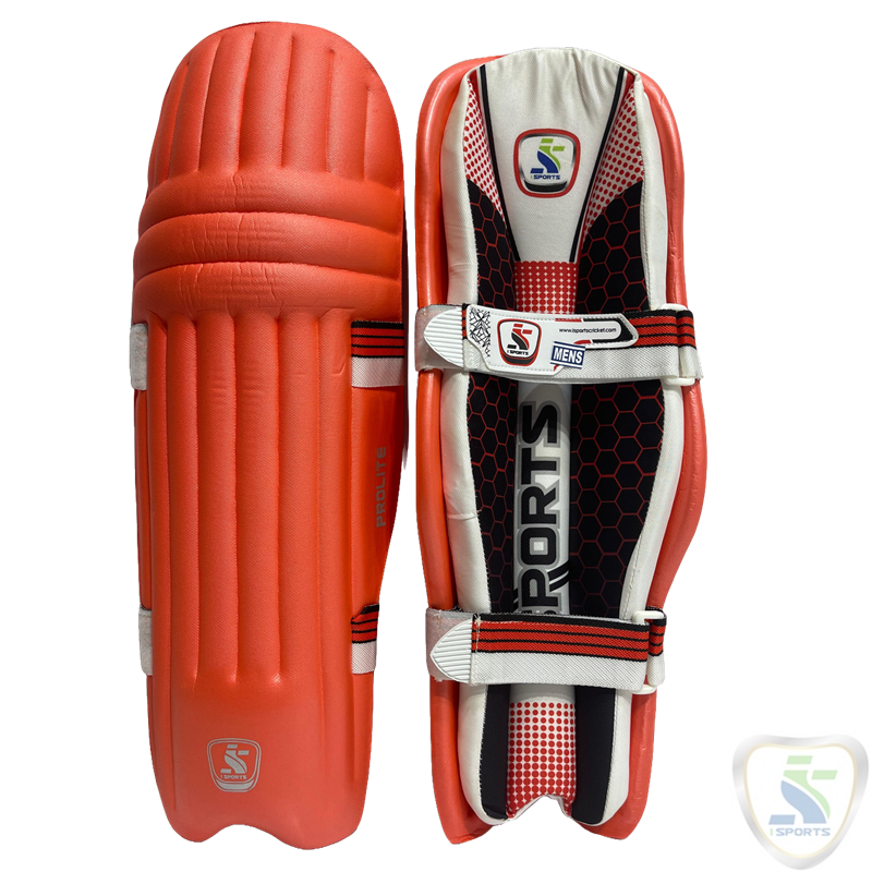 ISPORTS BATTING LEG GUARD PROLITE RED.