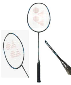 YONEX ARCSABER 2 CLEAR BLACK/BLUE BADMINTION.