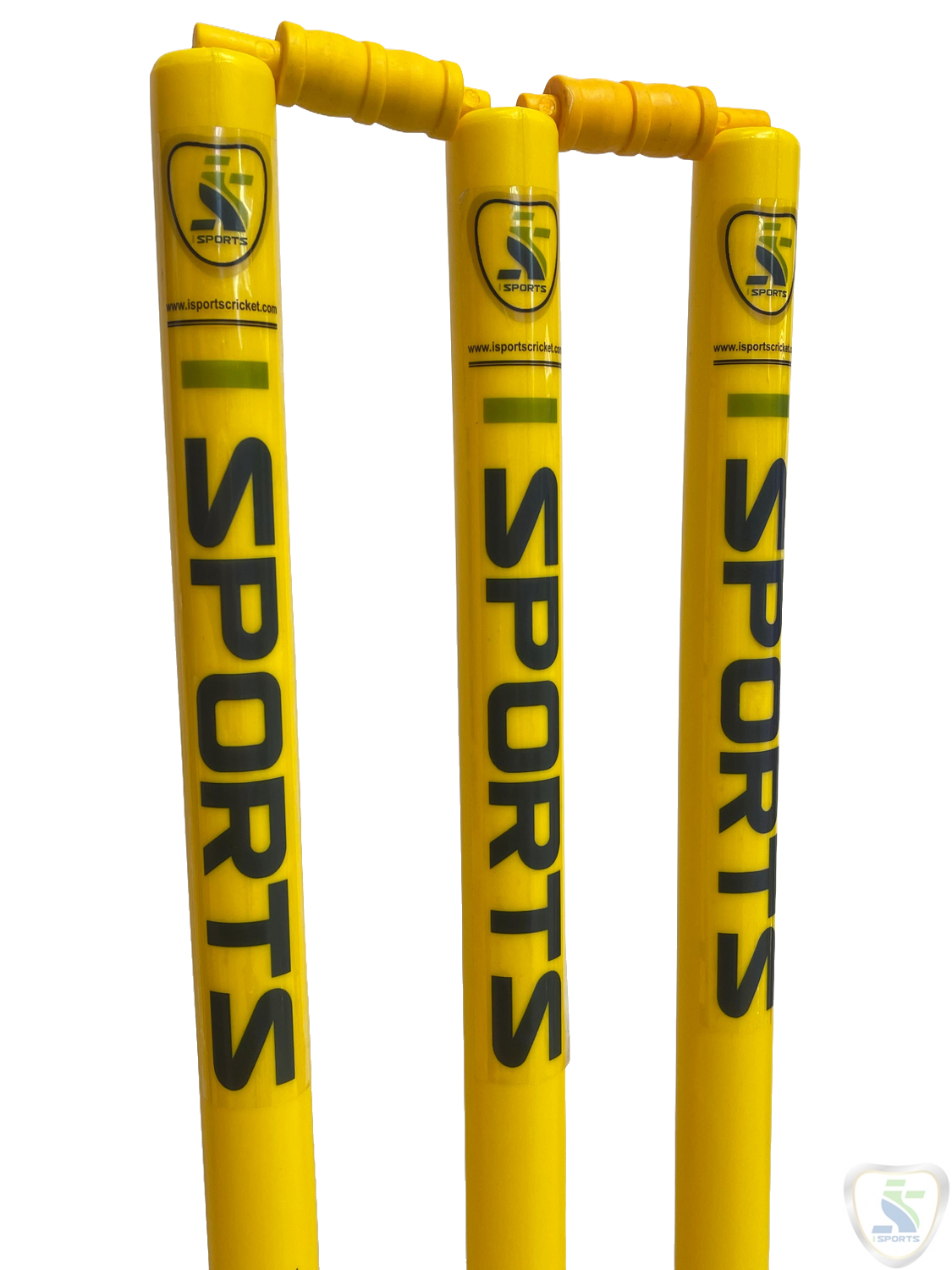 ISPORTS PLASTIC STUMPS RUBBER BASE. - Image 2