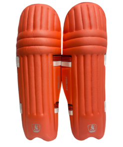 Alternative view of ISPORTS BATTING LEG GUARD PROLITE RED.
