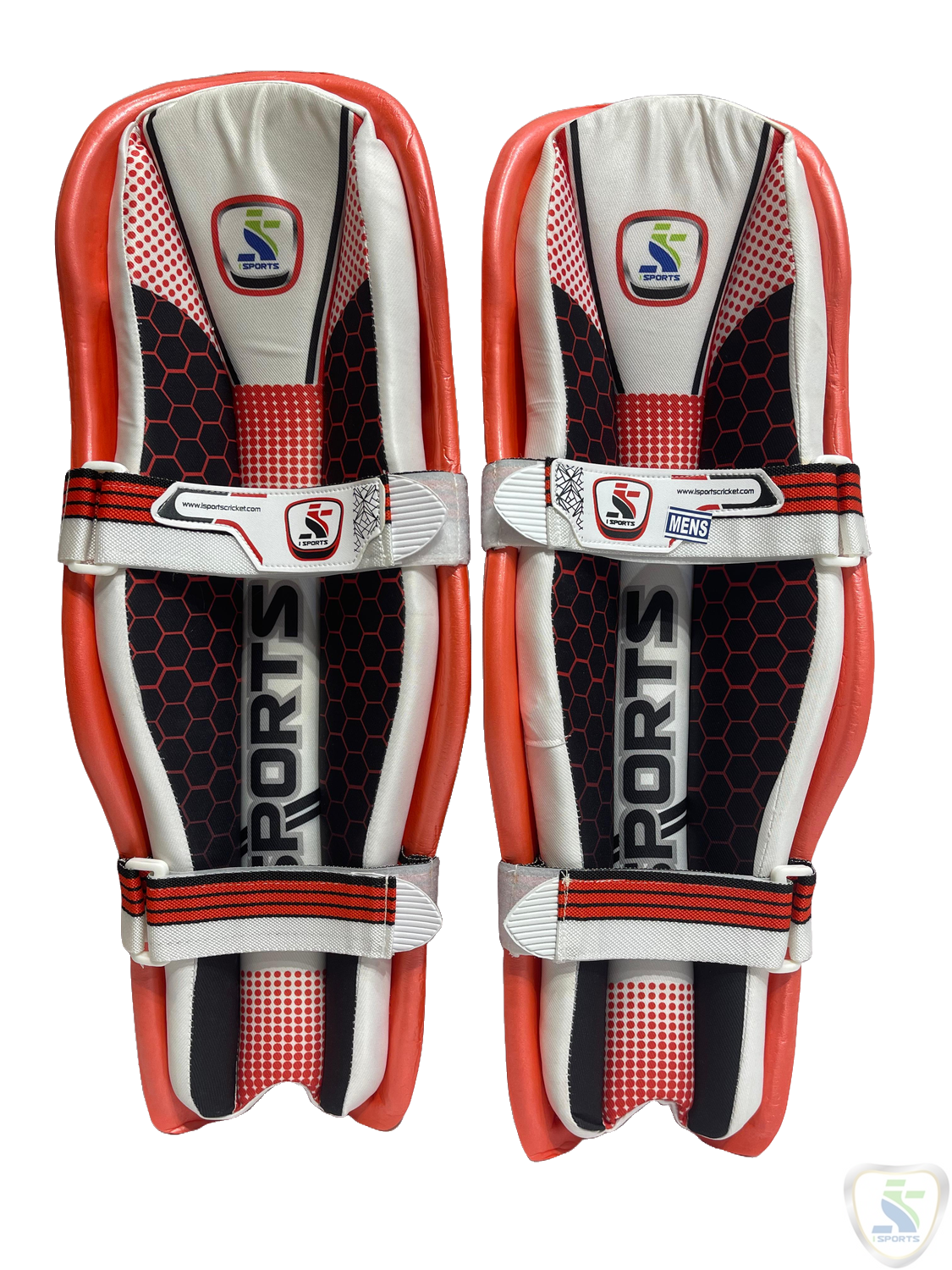 ISPORTS BATTING LEG GUARD PROLITE RED. - Image 3