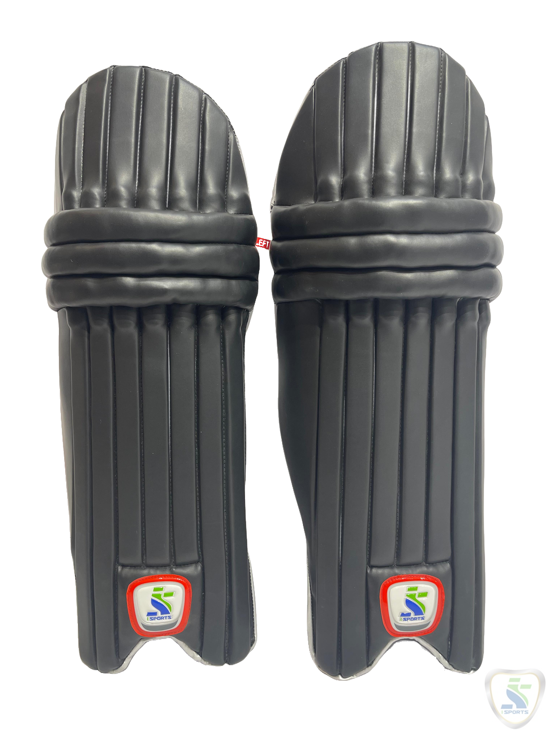 ISPORTS Batting Leg Guard GOLD Black. - Image 2