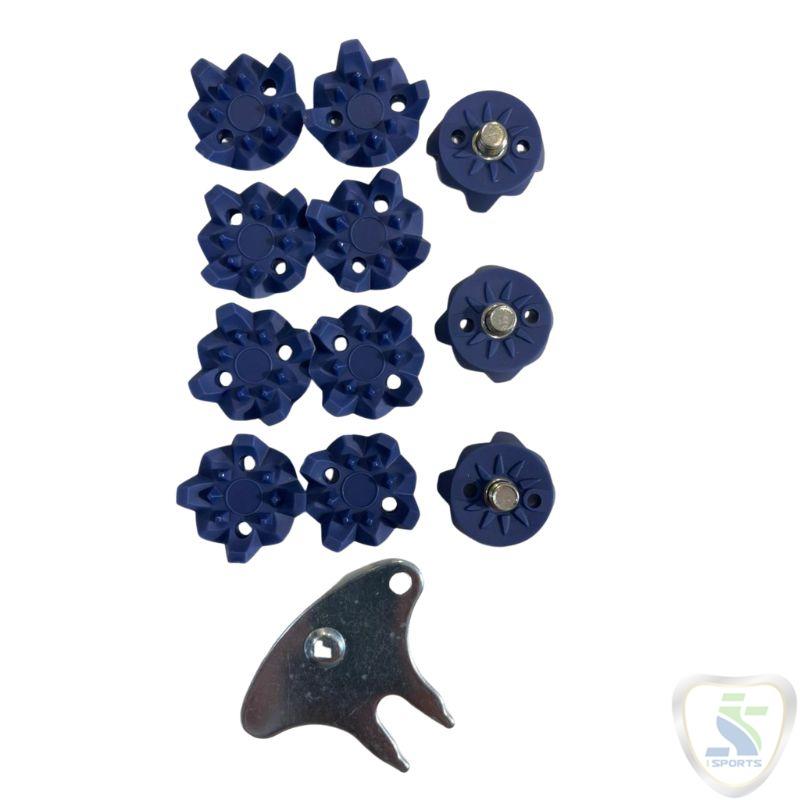 Cricket Rubber Studs / Nails (Removable) pack of 11