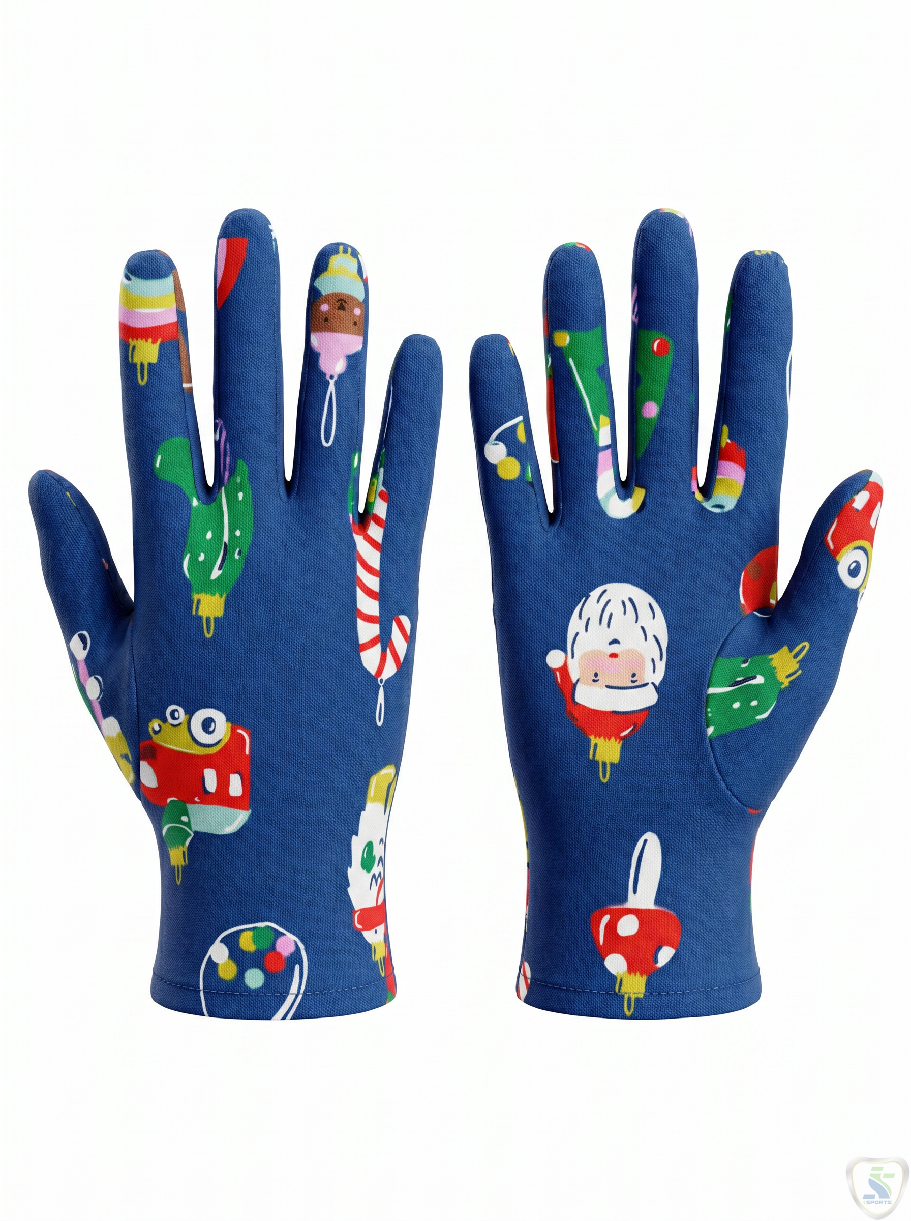 ISports Mens Inner Gloves Printed