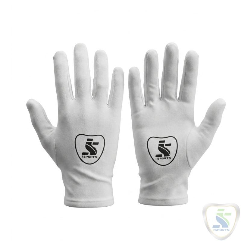 ISports Mens Inner Gloves White