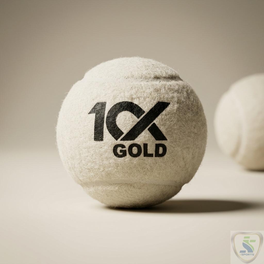 ISports 10X Gold Tennis Cricket Ball - Image 5
