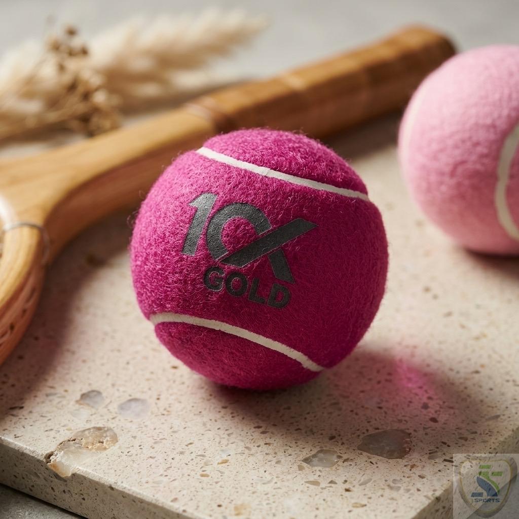 ISports 10X Gold Tennis Cricket Ball - Image 2