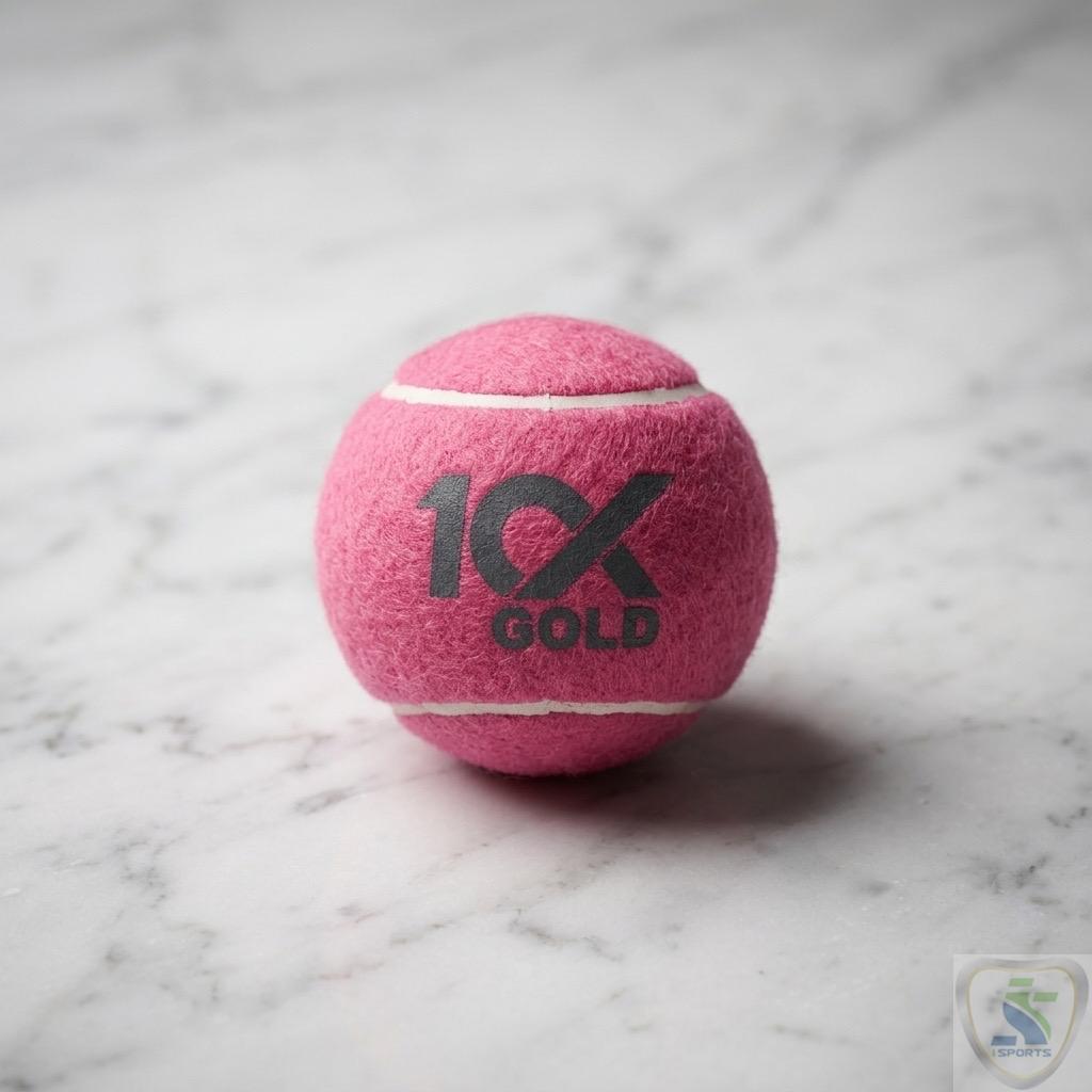 ISports 10X Gold Tennis Cricket Ball - Image 7