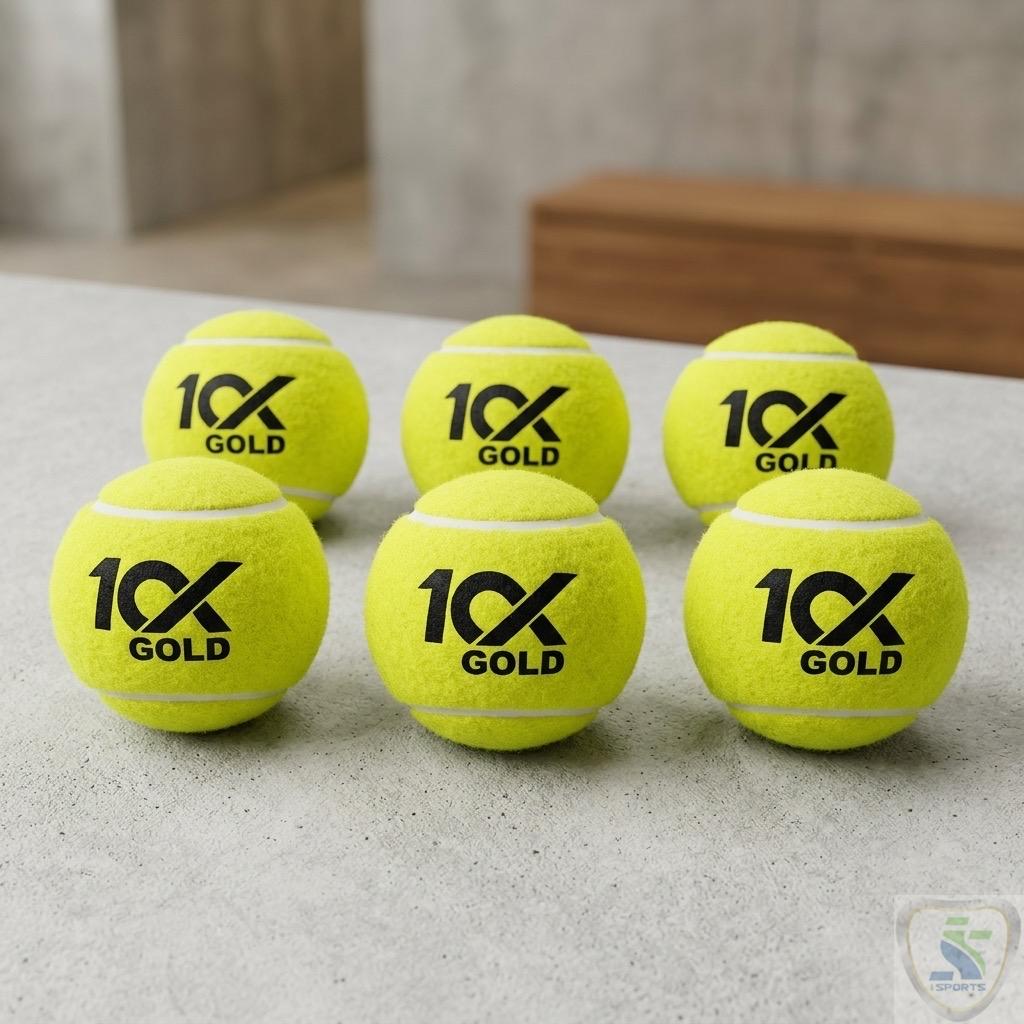 ISports 10X Gold Tennis Cricket Ball - Image 9