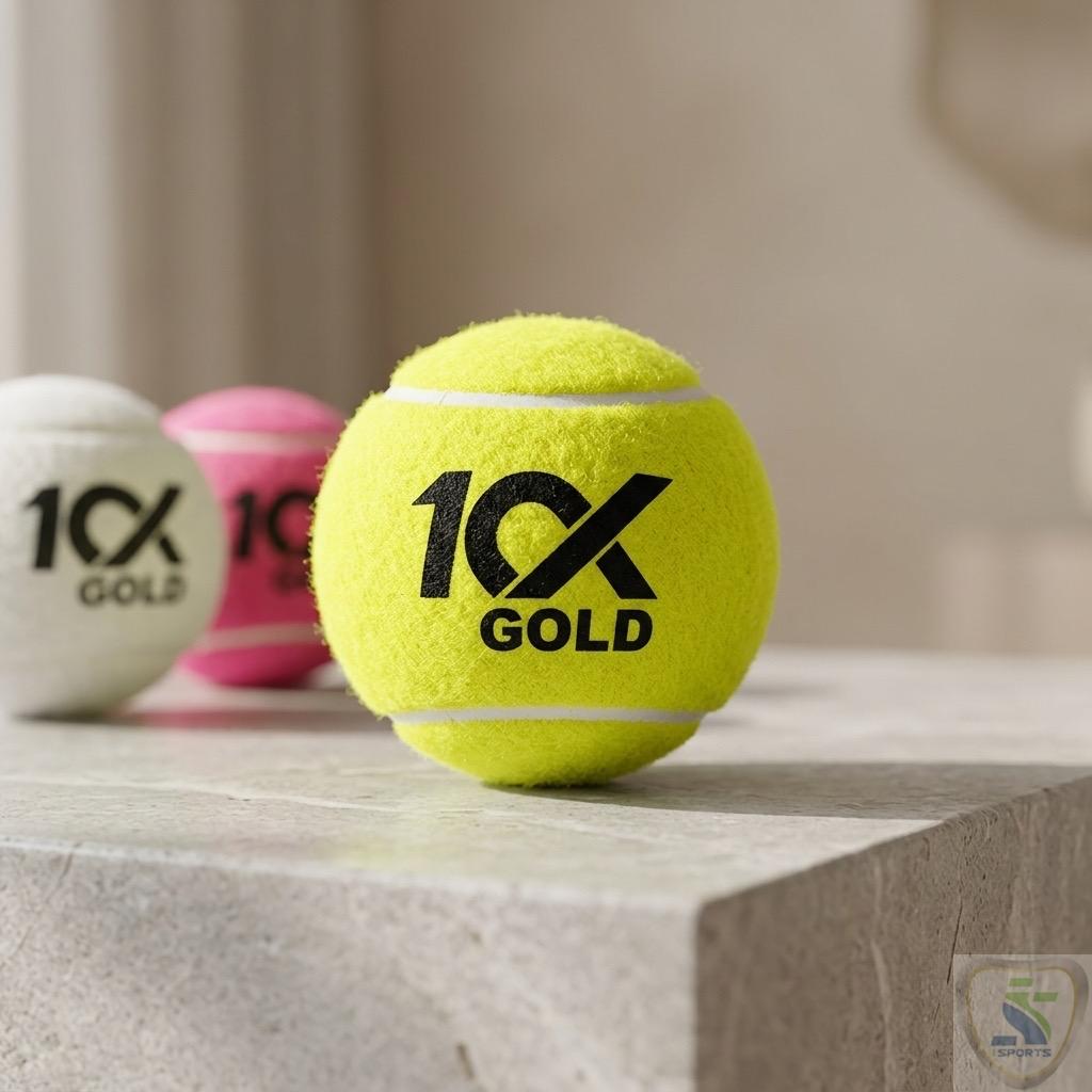 ISports 10X Gold Tennis Cricket Ball - Image 8