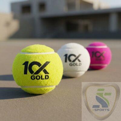 ISports 10X Gold Tennis Cricket Ball