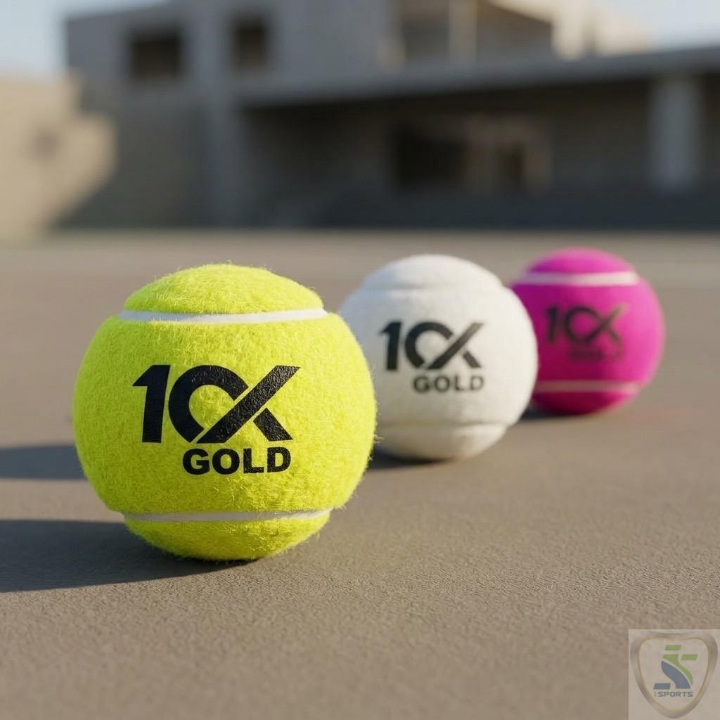 ISports 10X Gold Tennis Cricket Ball