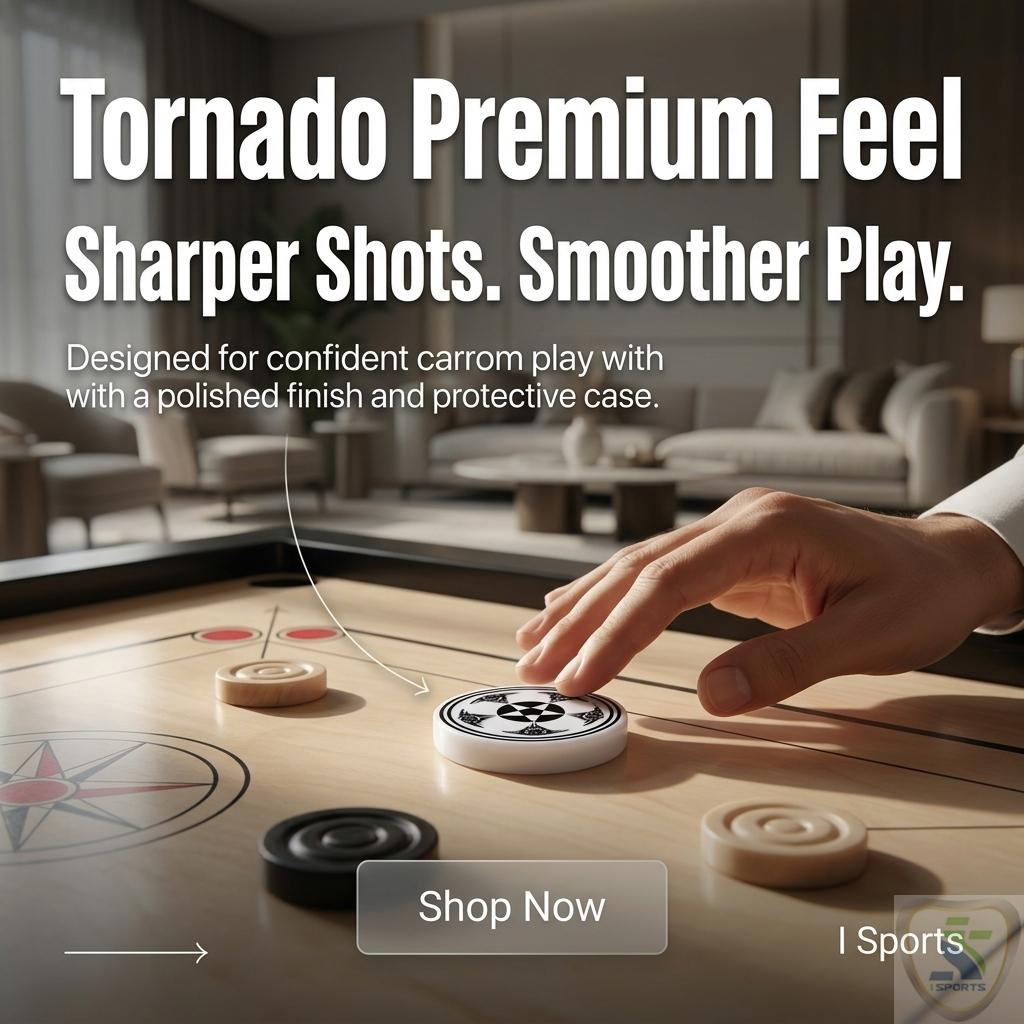 I Sports Tornado Premium Carrom Striker - Image 9