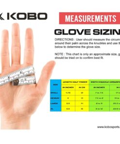 Alternative view of Kobo WTG-46 Gym Gloves with Wrist Support