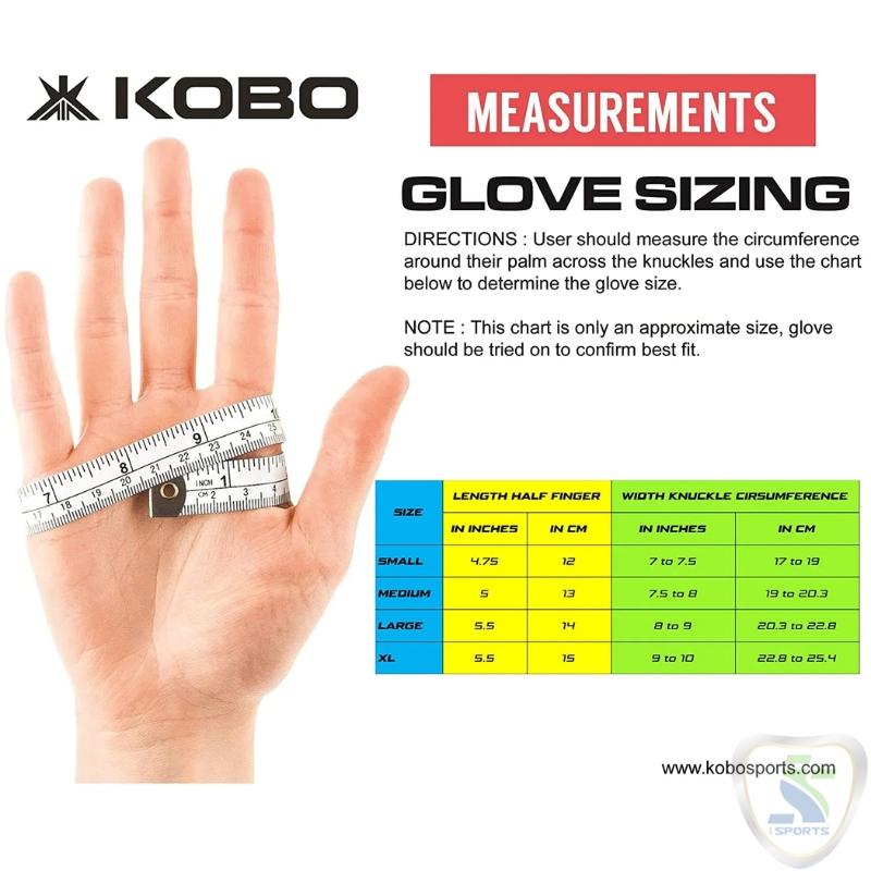 Kobo WTG-46 Gym Gloves with Wrist Support - Image 2