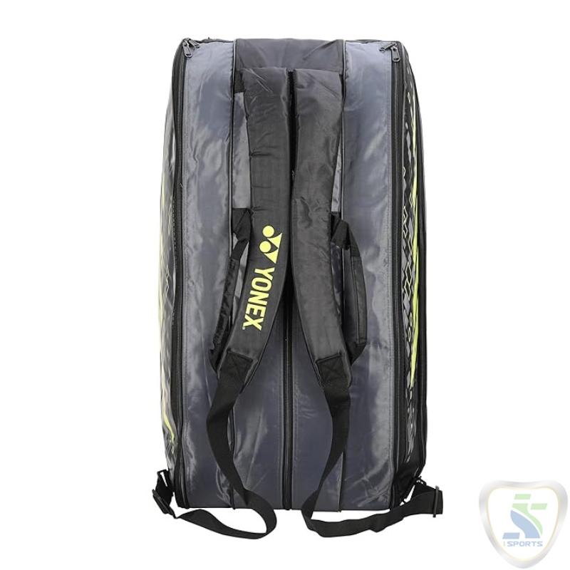 Yonex Racket Bag | Black/Light Lime - Image 3