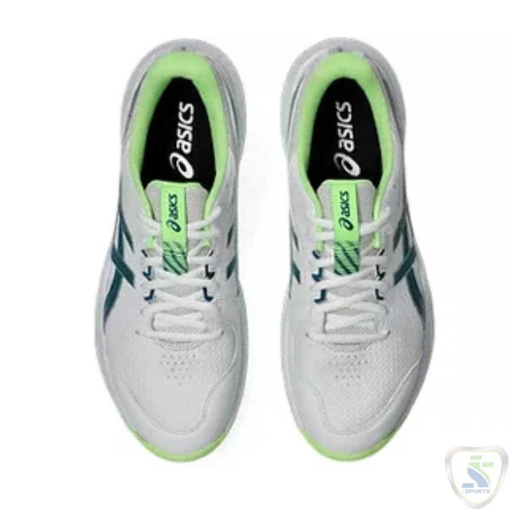 Asics Gel Peake 3 Cricket Rubber Shoe White/Dark Teal - Image 5