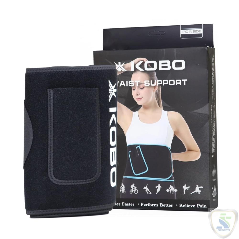 Kobo Waist Trimmer Double Neoprene with Pocket (3688)